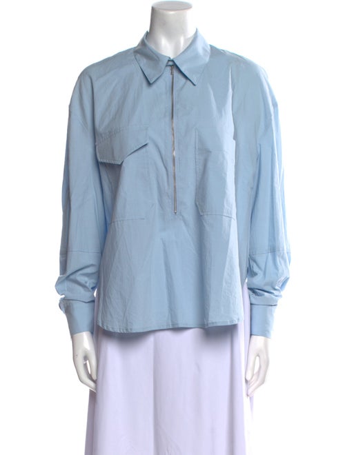 Roucha Long Sleeve Button-Up Top