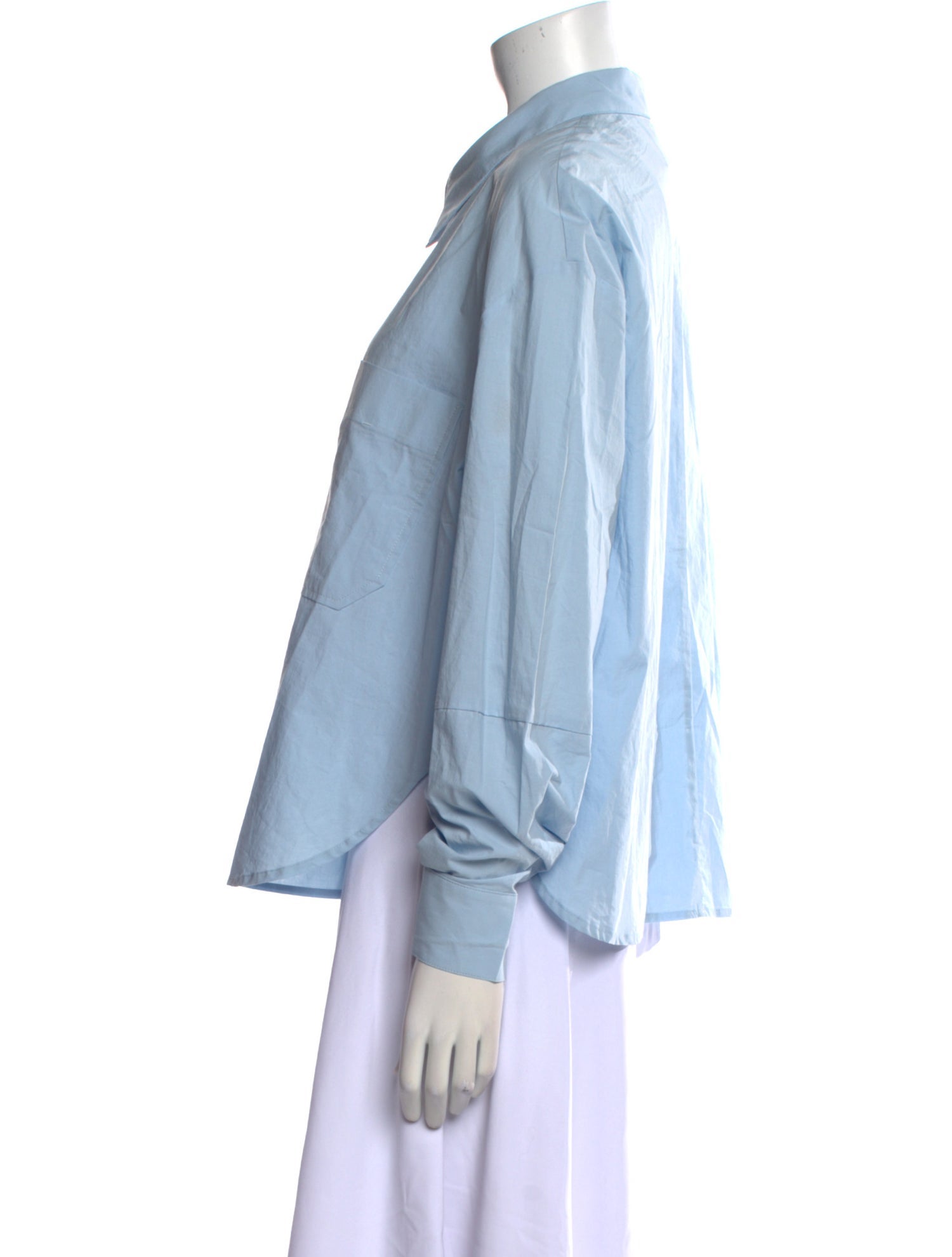 Roucha Long Sleeve Button-Up Top