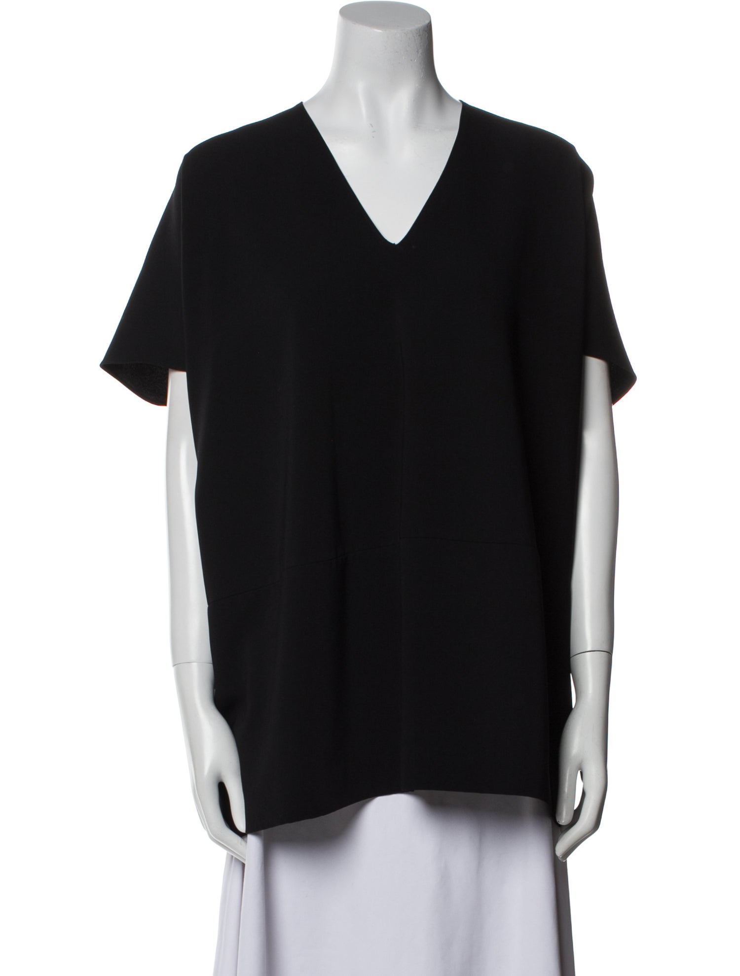 Roucha V-Neck Short Sleeve Blouse