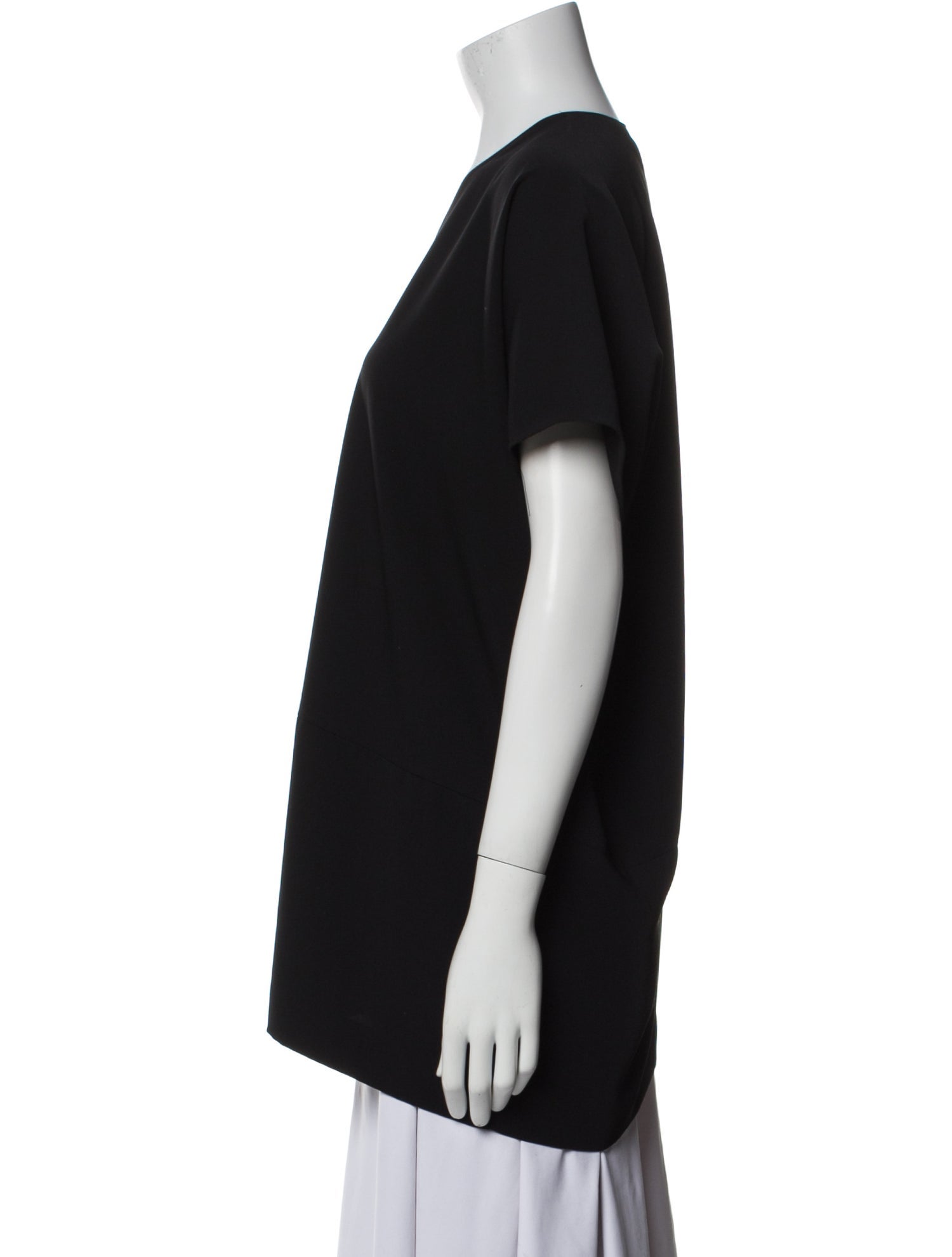 Roucha V-Neck Short Sleeve Blouse