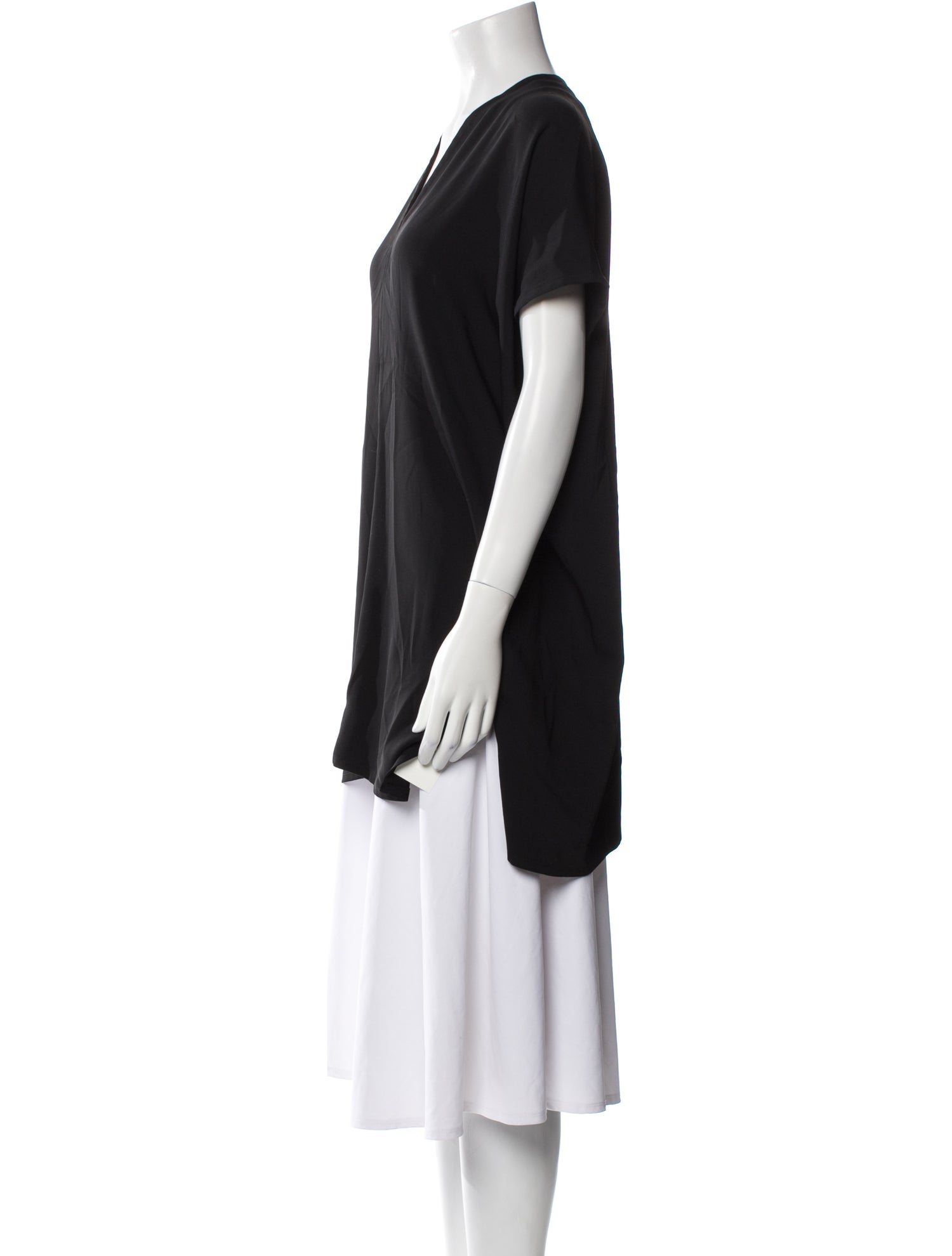 Roucha V-Neck Short Sleeve Tunic