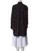 Roucha Floral Print Mock Neck Tunic