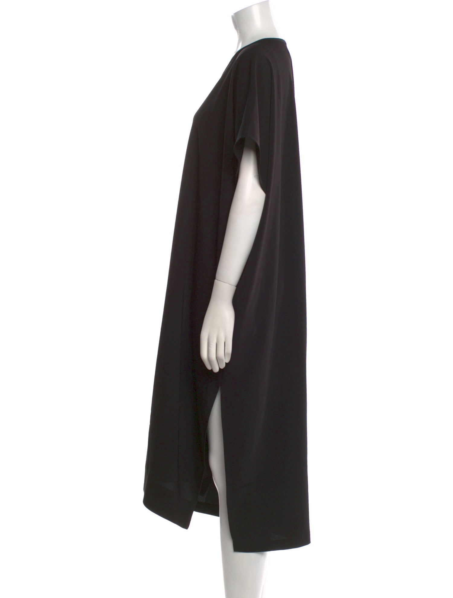 Roucha Crew Neck Midi Length Dress