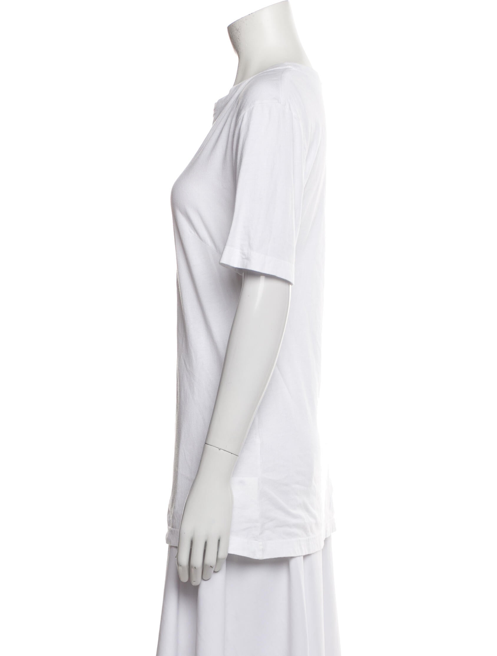 Roucha Bateau Neckline Short Sleeve T-Shirt