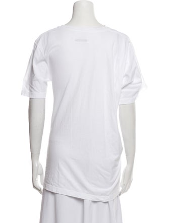 Roucha Bateau Neckline Short Sleeve T-Shirt