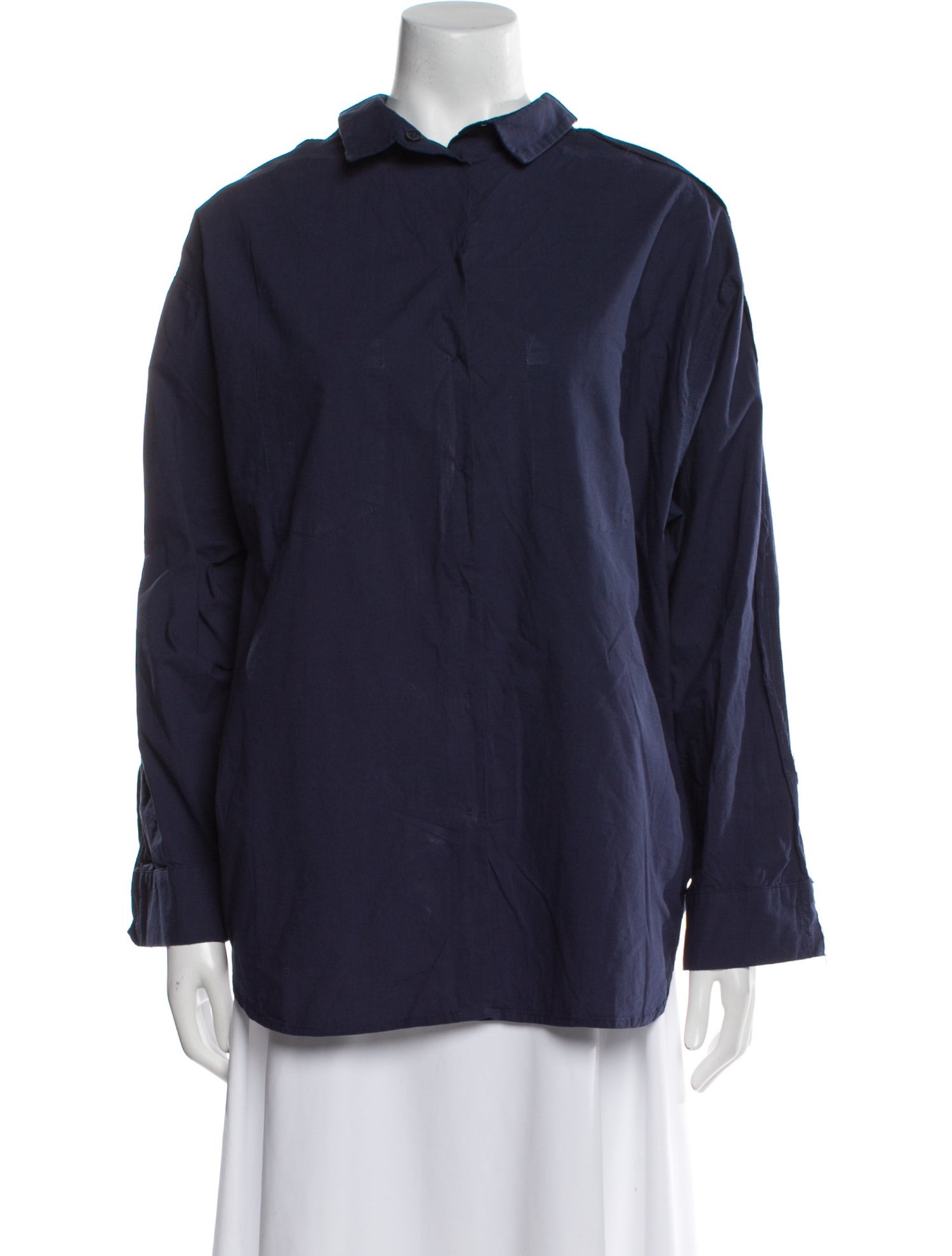 Roucha Long Sleeve Button-Up Top