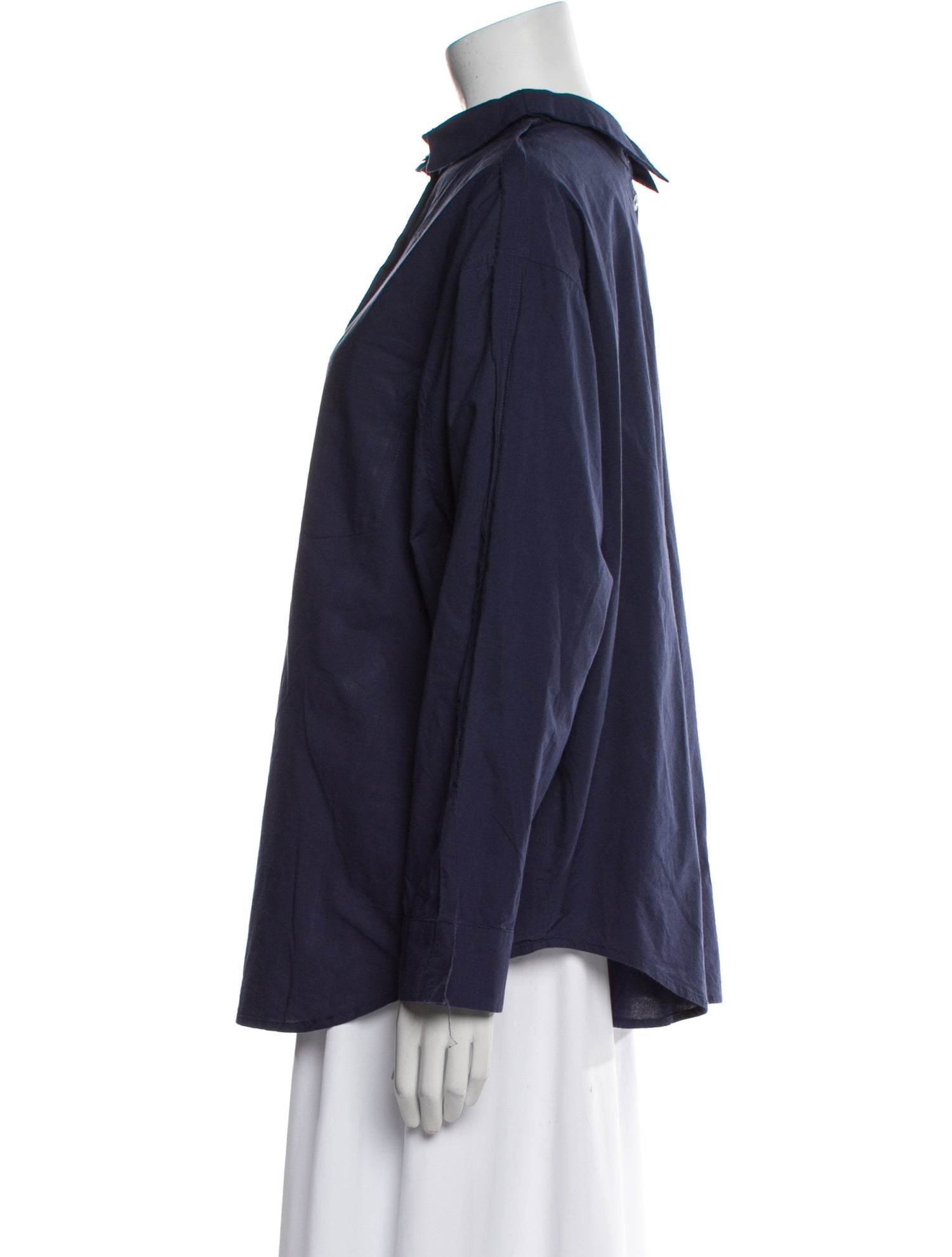 Roucha Long Sleeve Button-Up Top