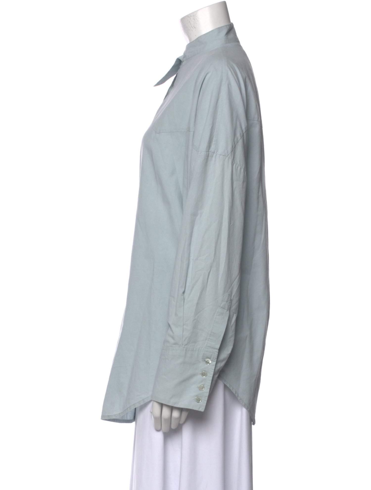 Roucha Long Sleeve Button-Up Top
