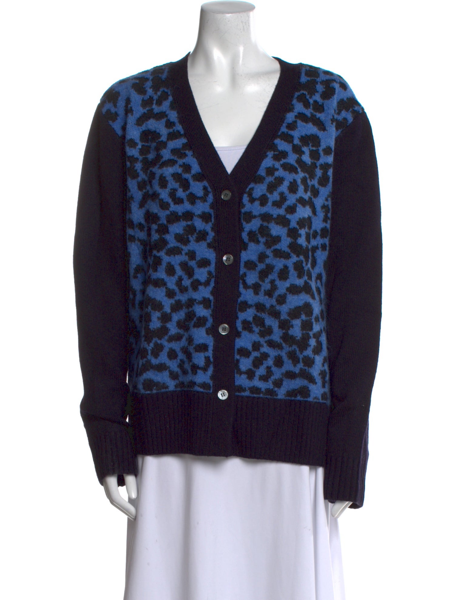 Roucha Merino Wool Animal Print Sweater w/ Tags