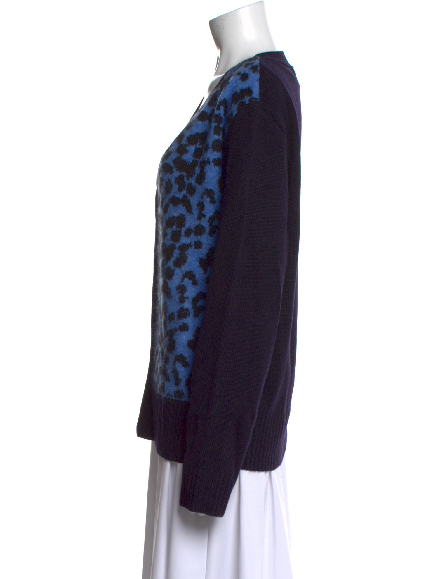 Roucha Merino Wool Animal Print Sweater w/ Tags