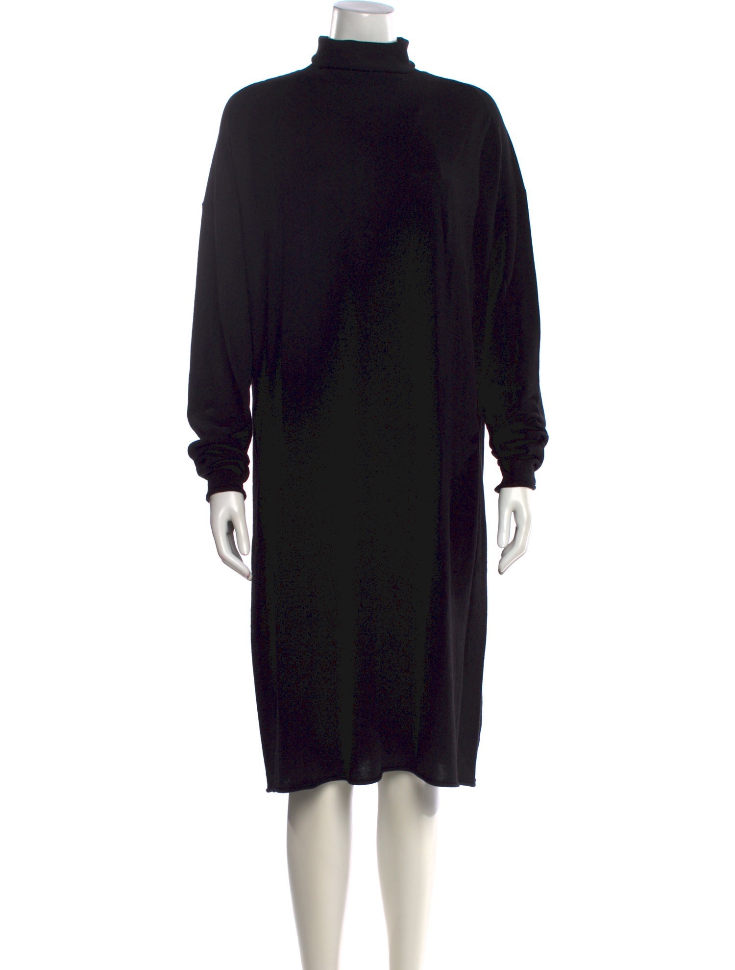 Roucha Wool Knee-Length Dress