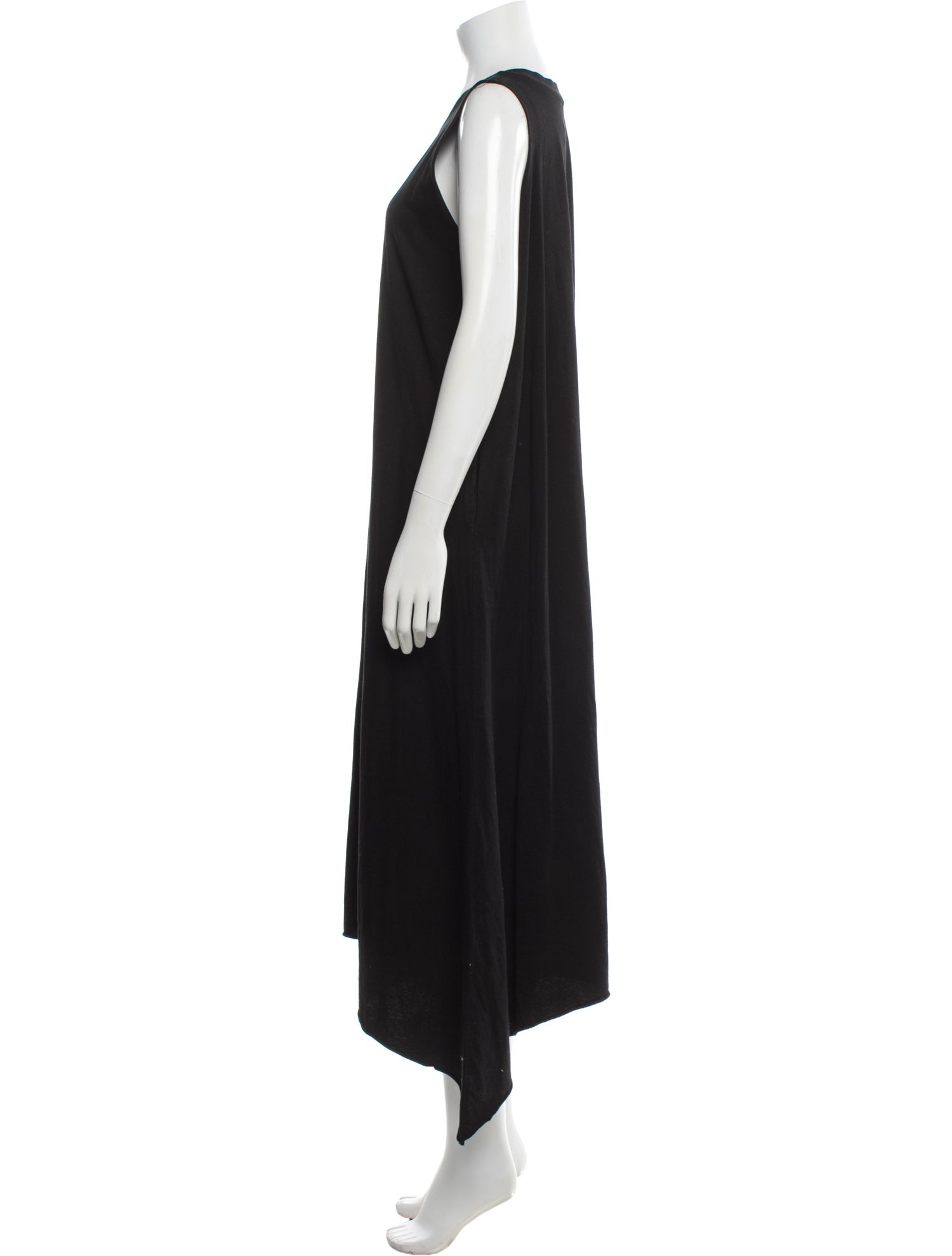 Roucha Crew Neck Long Dress