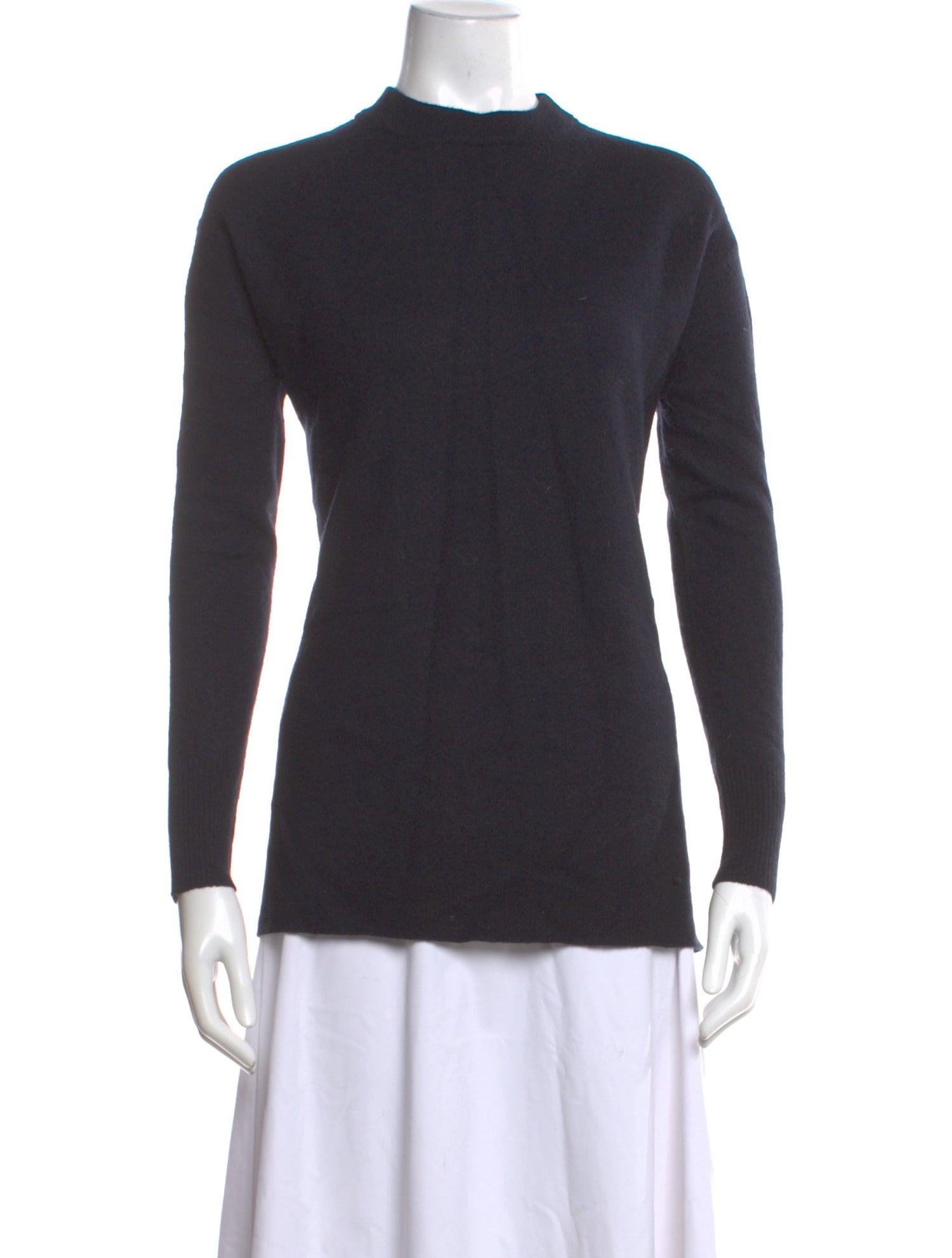 Roucha Merino Wool Mock Neck Sweater