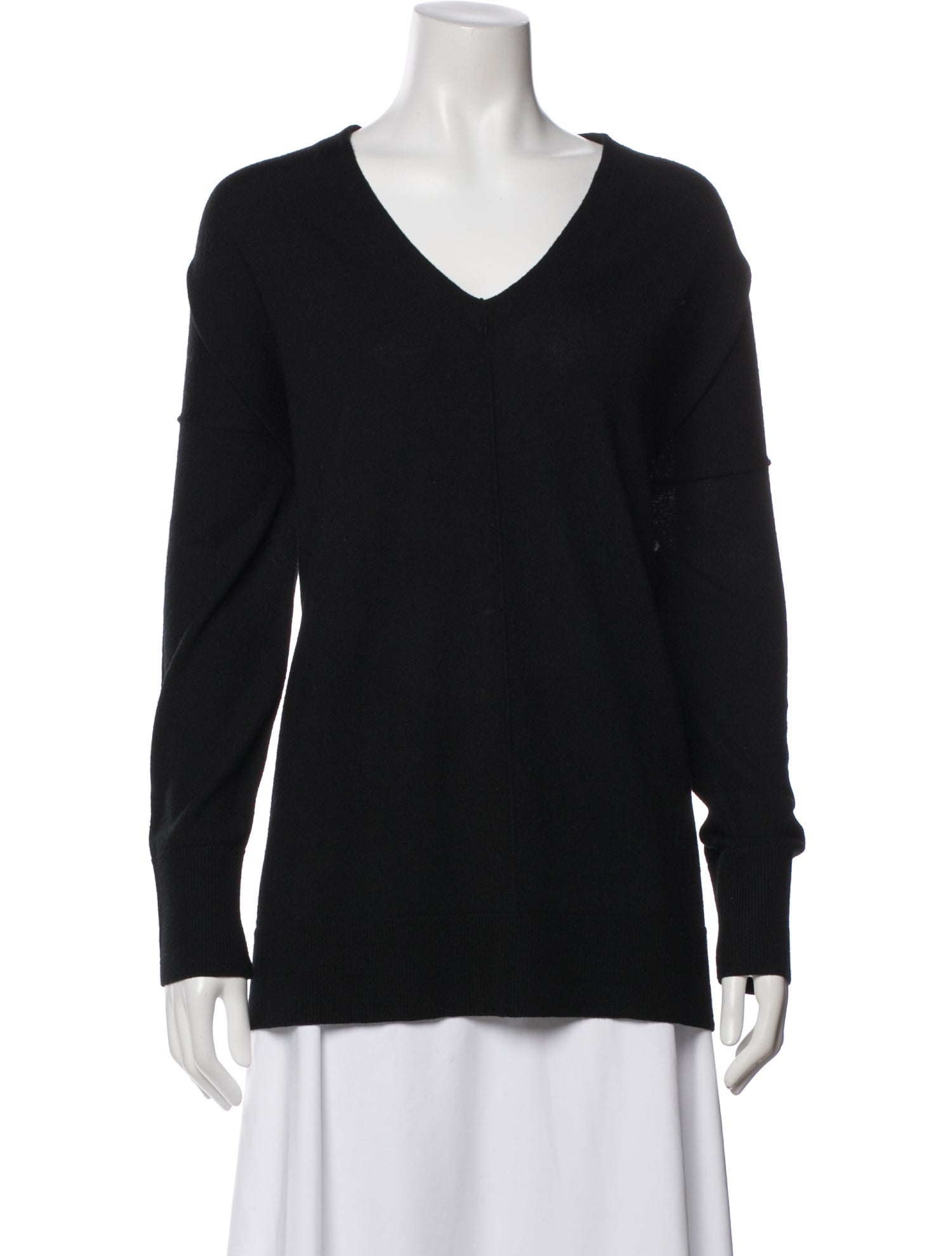 Roucha Merino Wool V-Neck Sweatshirt