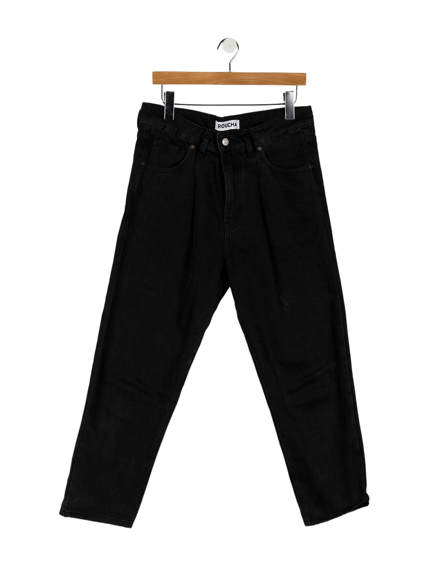 Roucha High-Rise Straight Leg Jeans