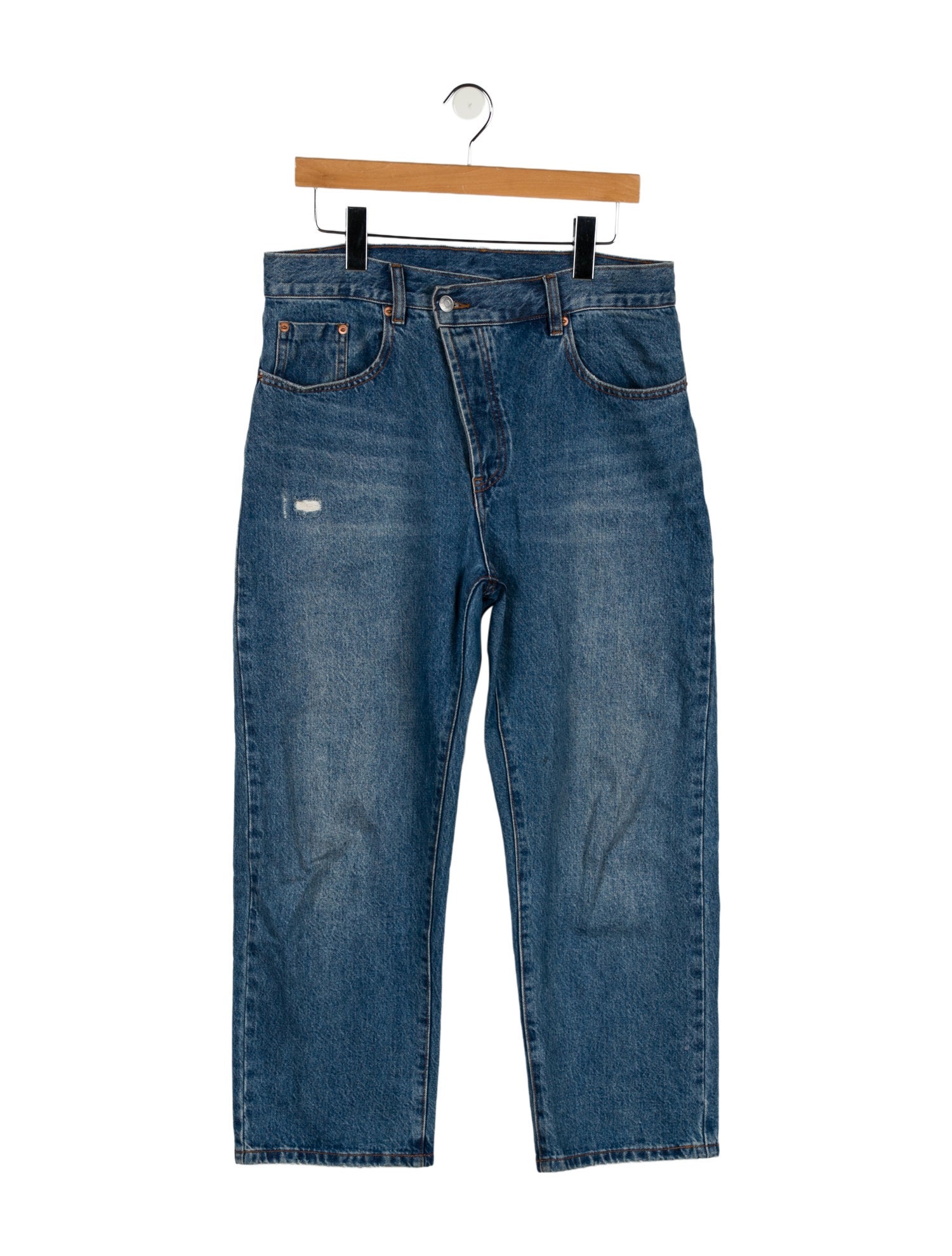 Roucha High-Rise Straight Leg Jeans