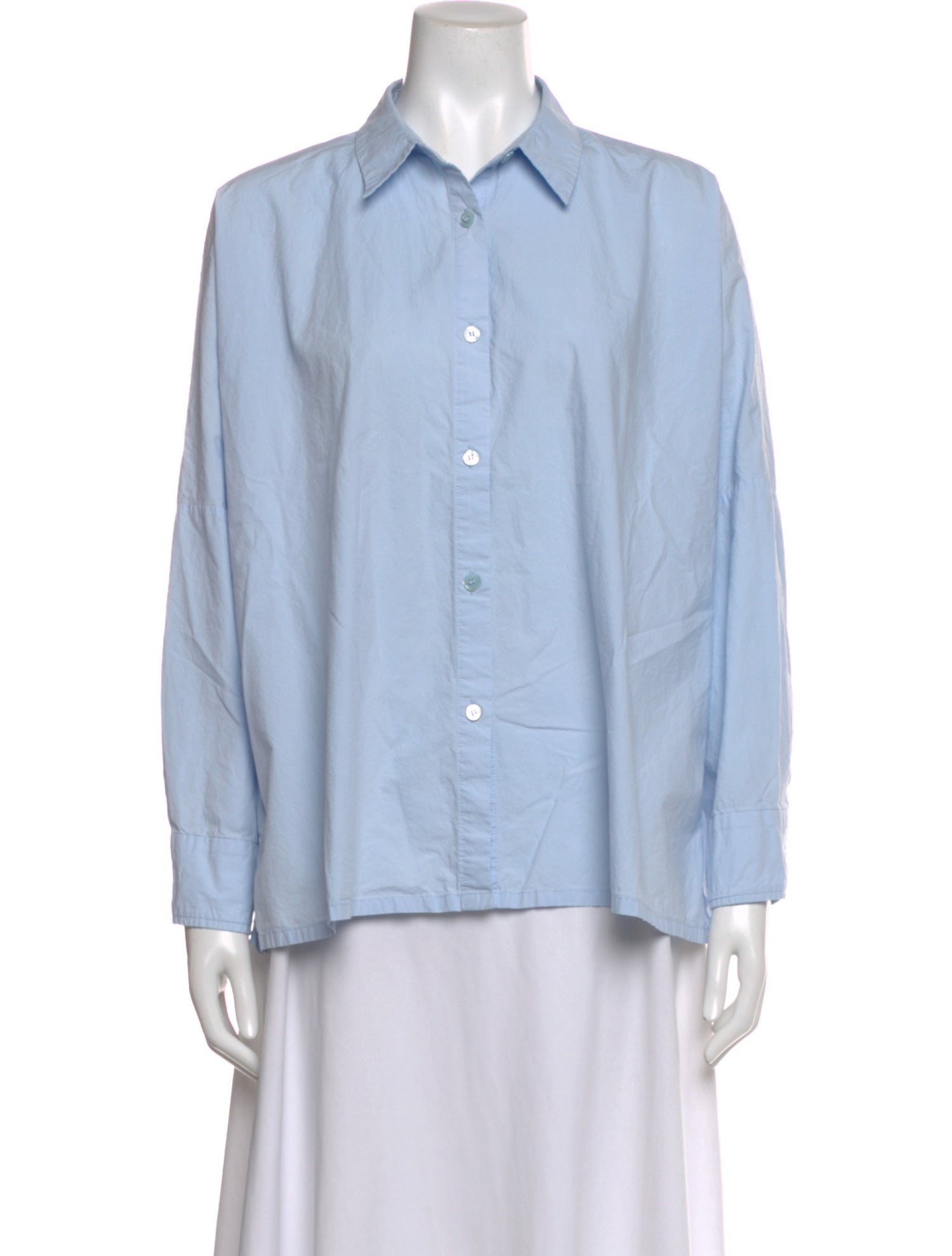 Roucha Long Sleeve Button-Up Top