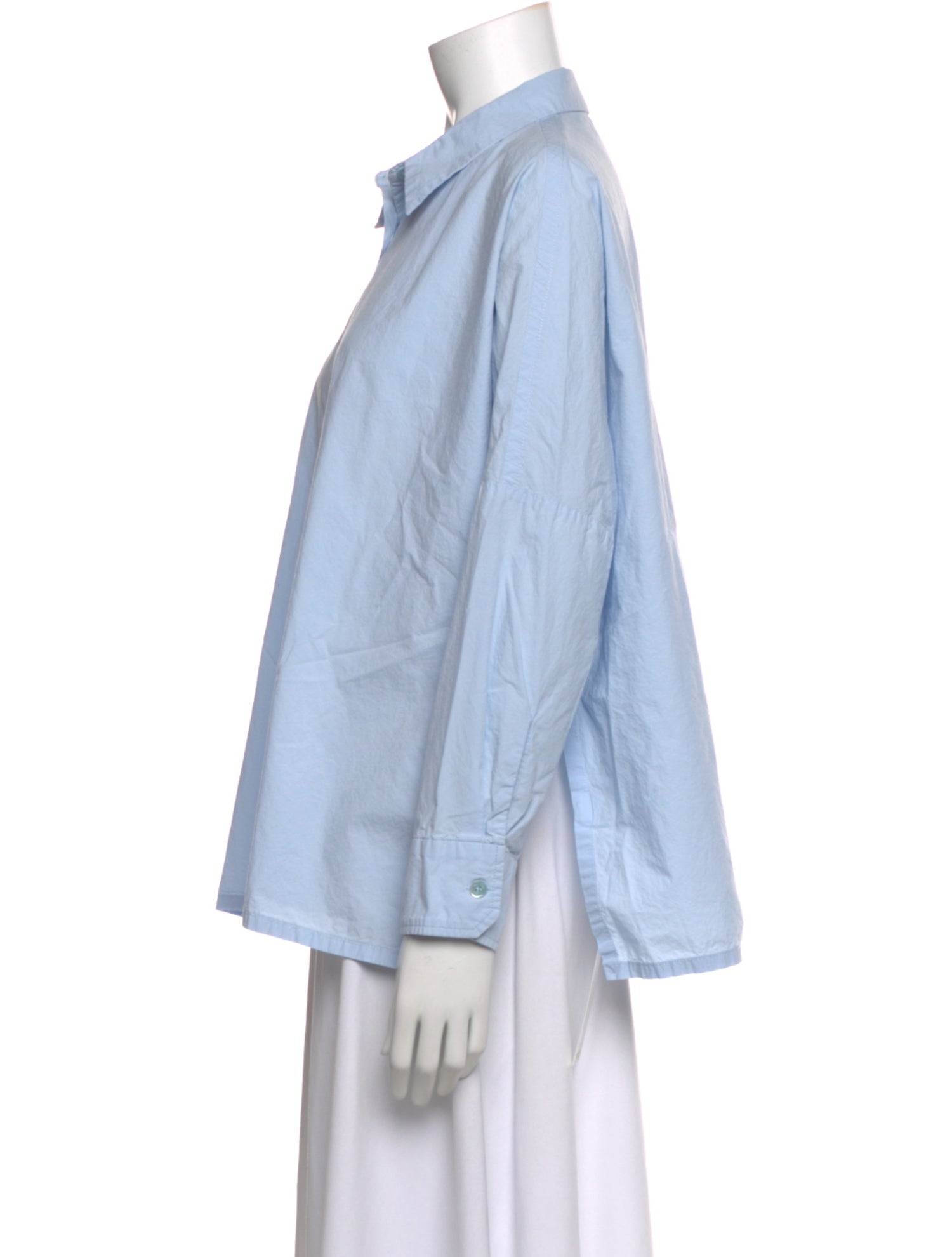 Roucha Long Sleeve Button-Up Top