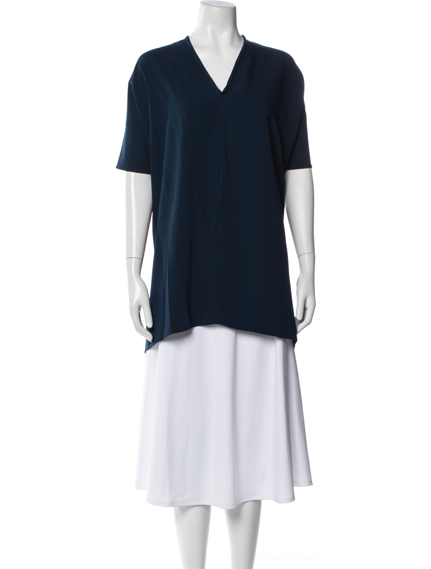 Roucha V-Neck Short Sleeve Top