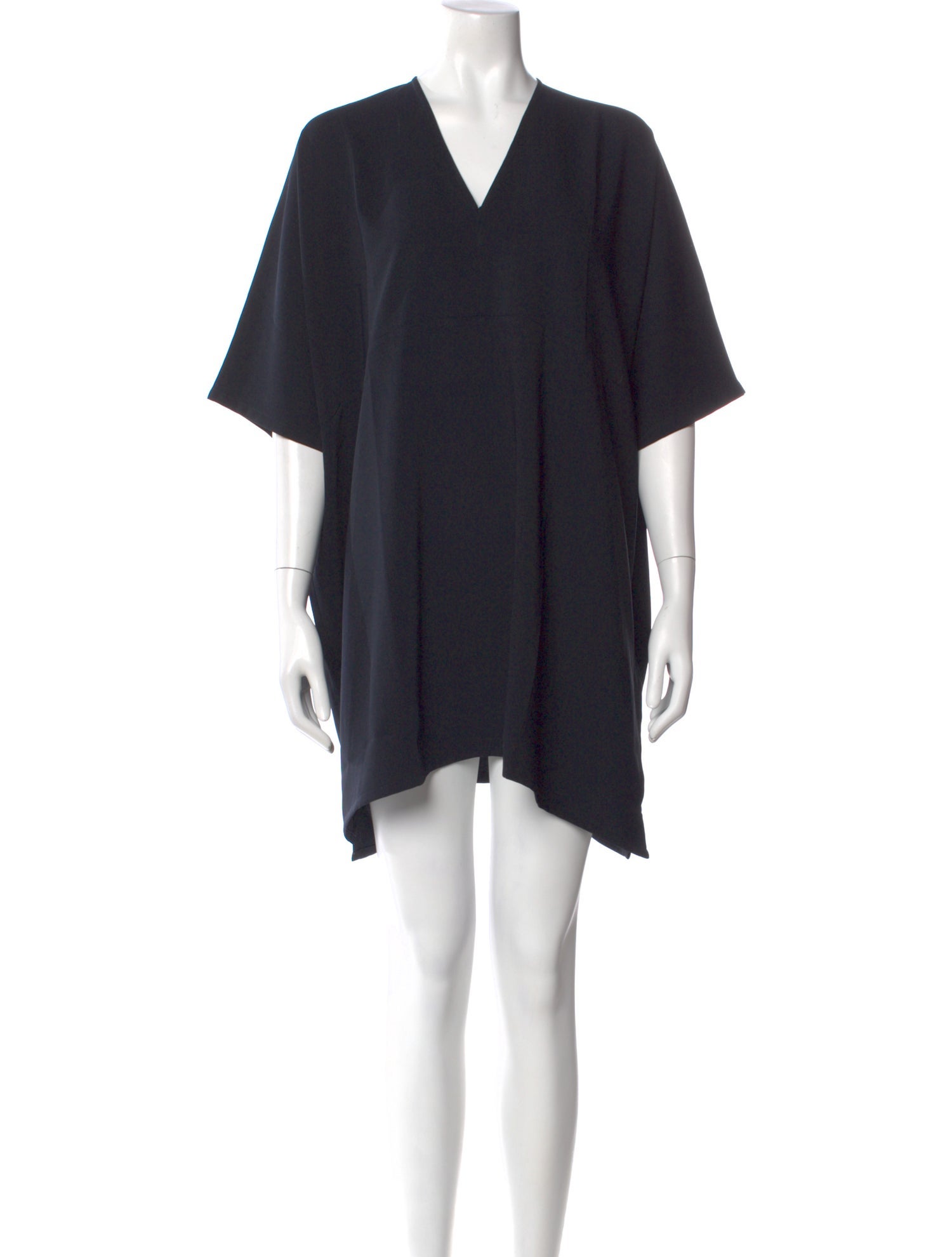 Roucha V-Neck Mini Dress