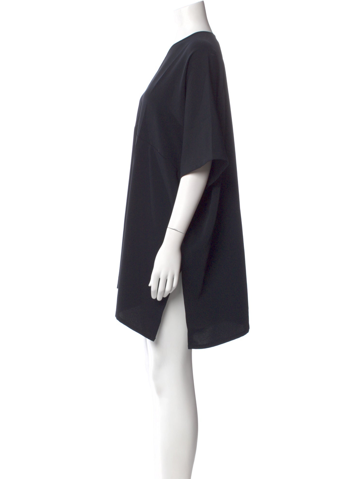 Roucha V-Neck Mini Dress