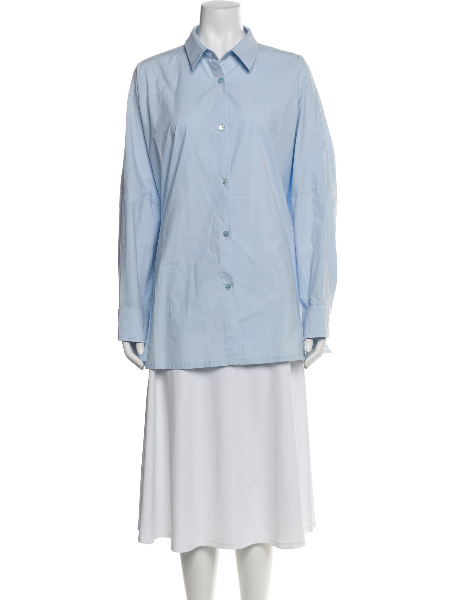 Roucha Long Sleeve Button-Up Top