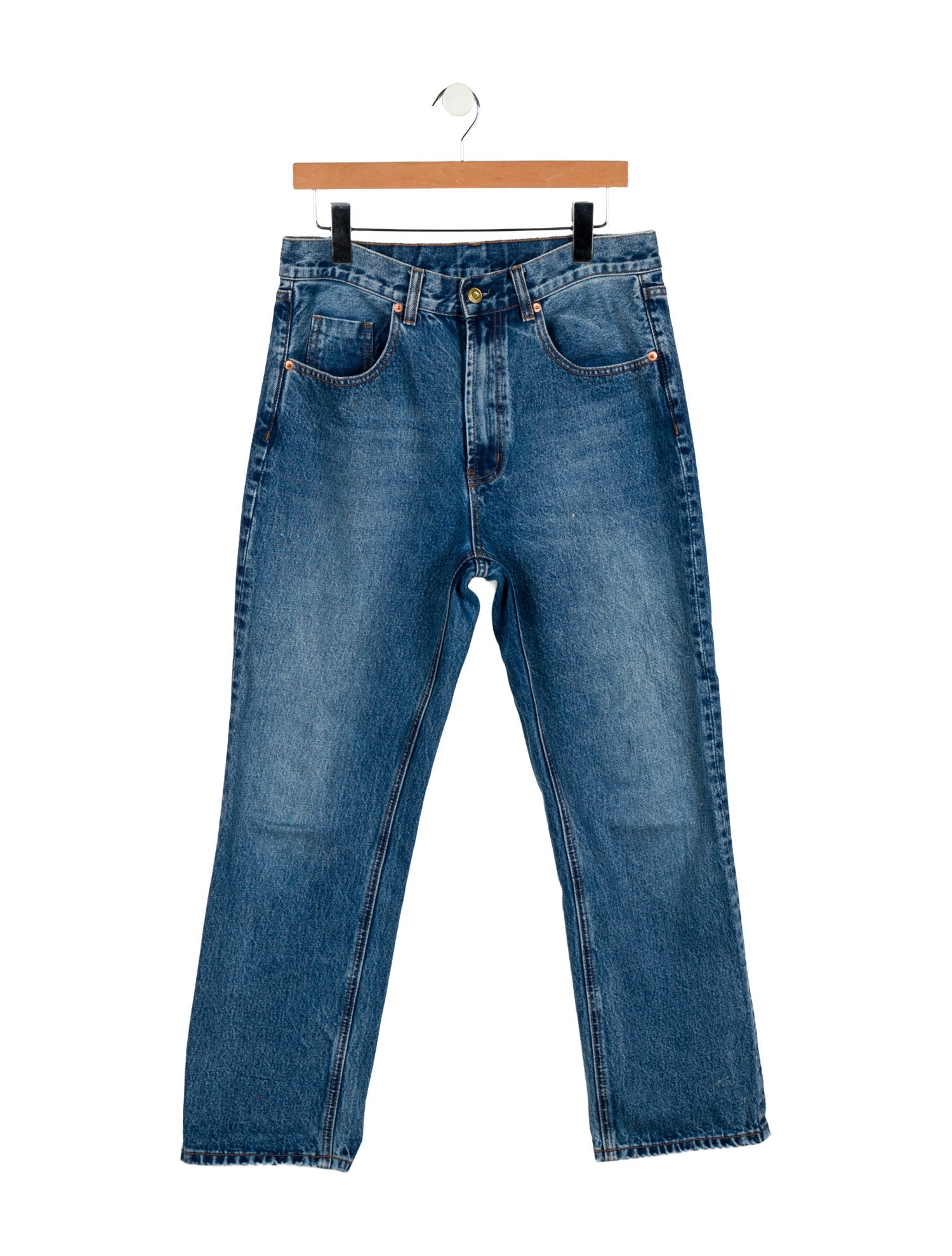 Roucha High-Rise Straight Leg Jeans