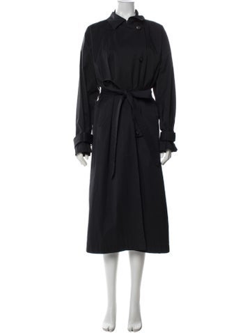 Pre-owned Roucha Trench Coat In Blue