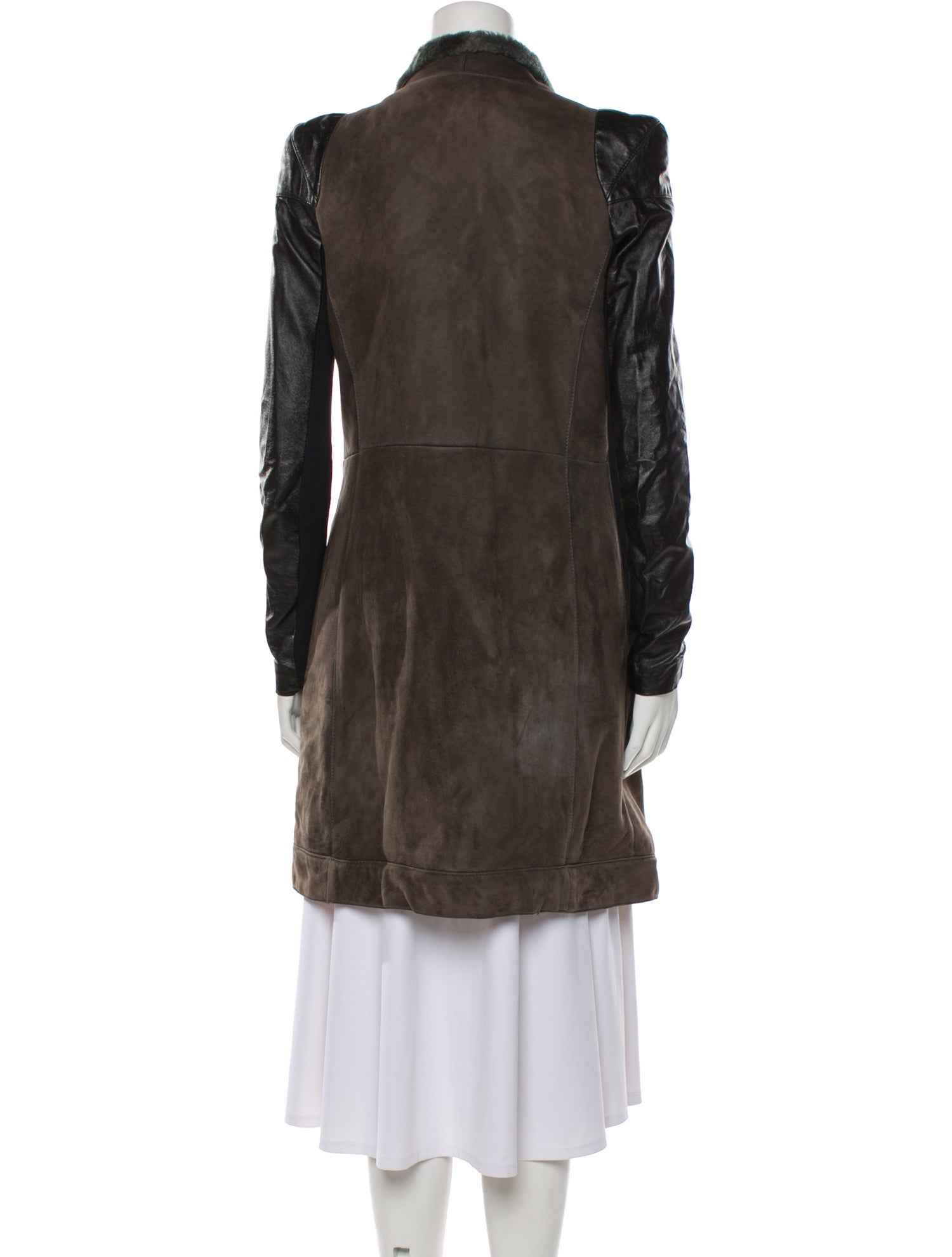 Richmond X Lambskin Faux Fur Coat