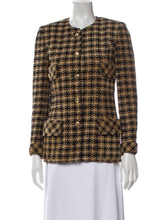 Richard Carriére Tweed Pattern Evening Jacket