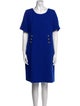 Richard Carriére Scoop Neck Knee-Length Dress