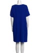 Richard Carriére Scoop Neck Knee-Length Dress
