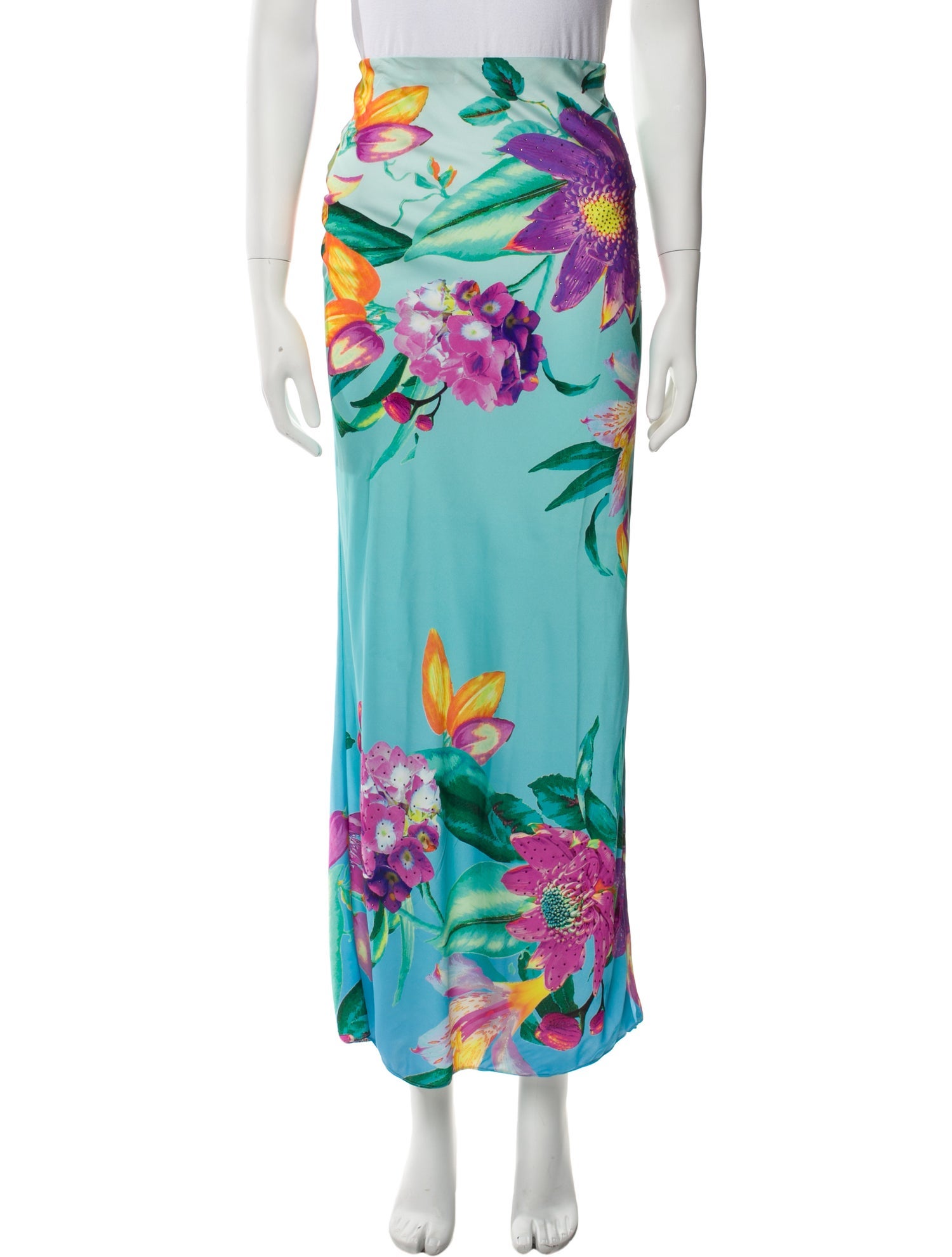 Rococco Sands Floral Print Midi Length Skirt