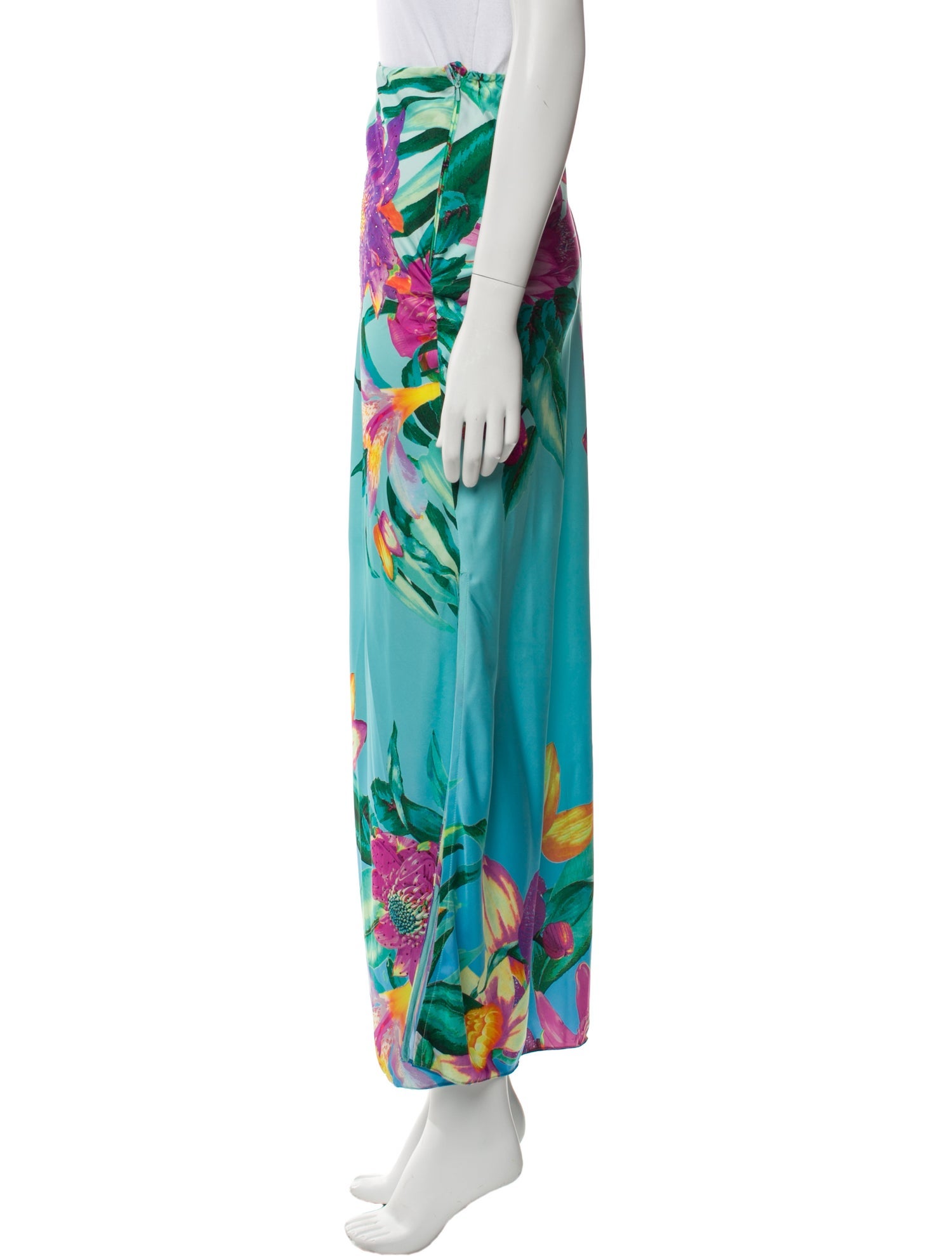 Rococco Sands Floral Print Midi Length Skirt