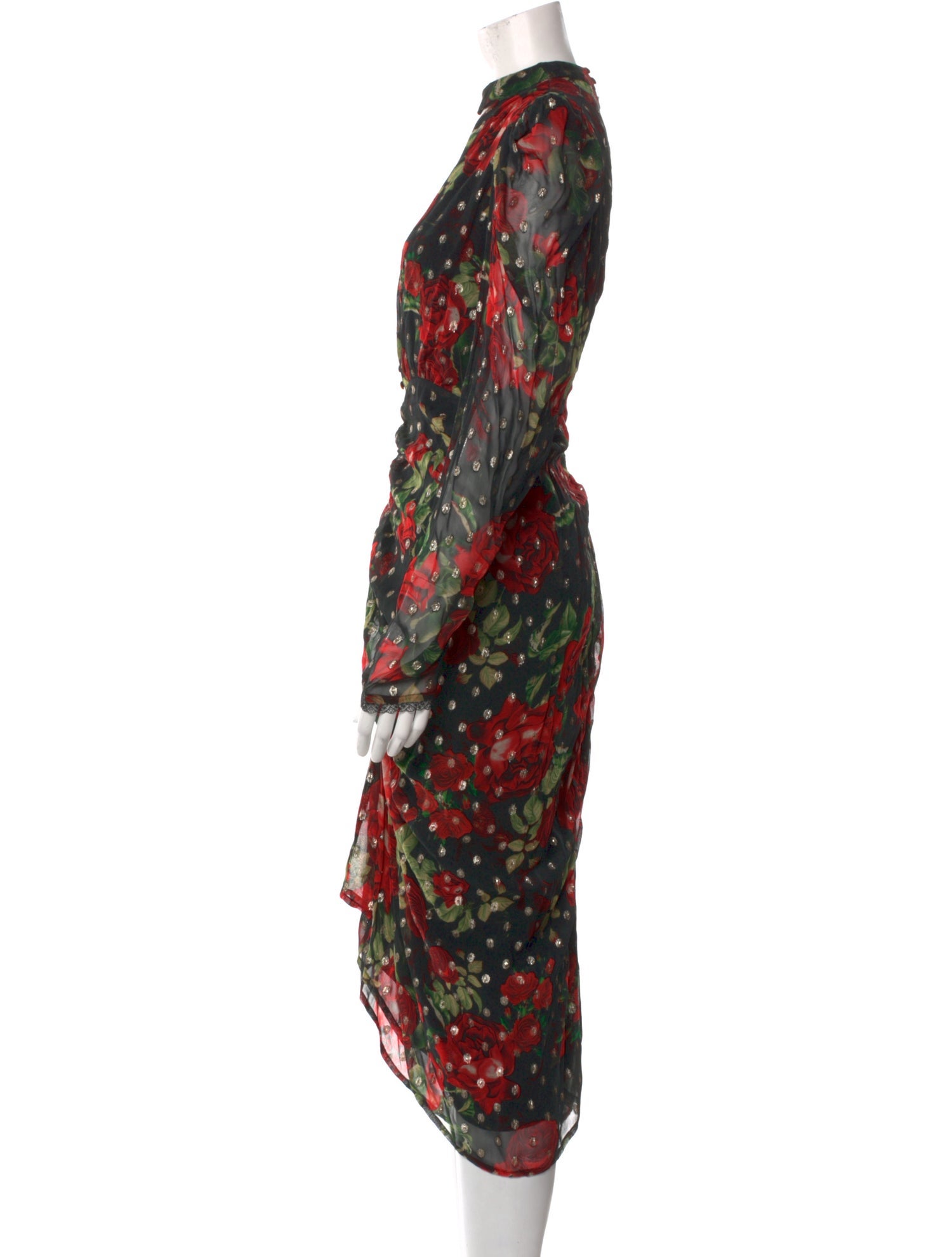 Rococco Sands Floral Print Midi Length Dress