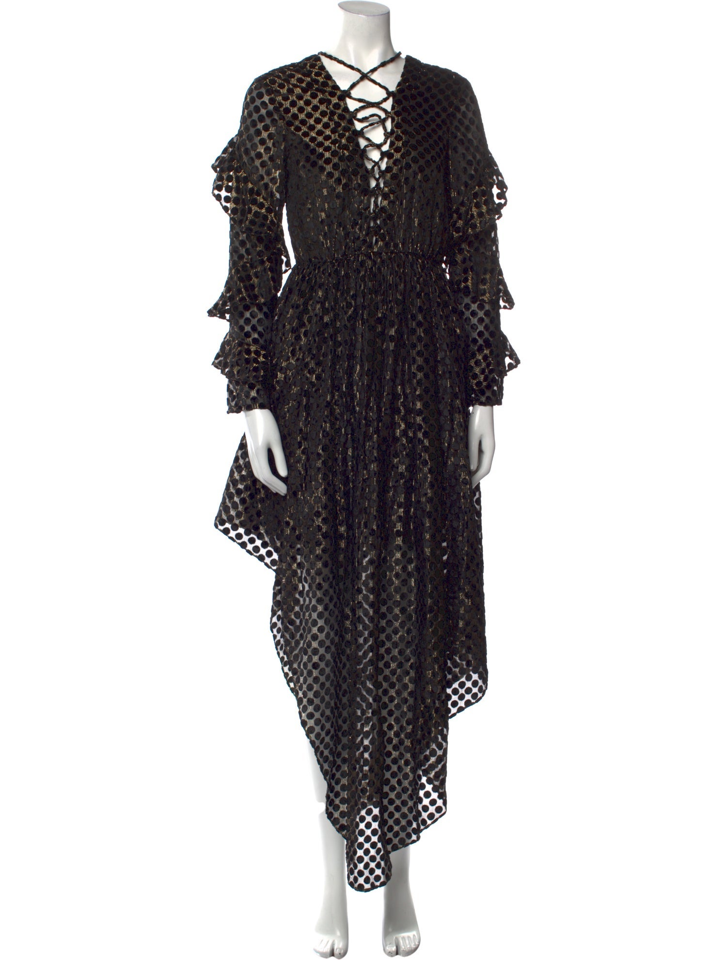 Rococco Sands Polka Dot Print Long Dress