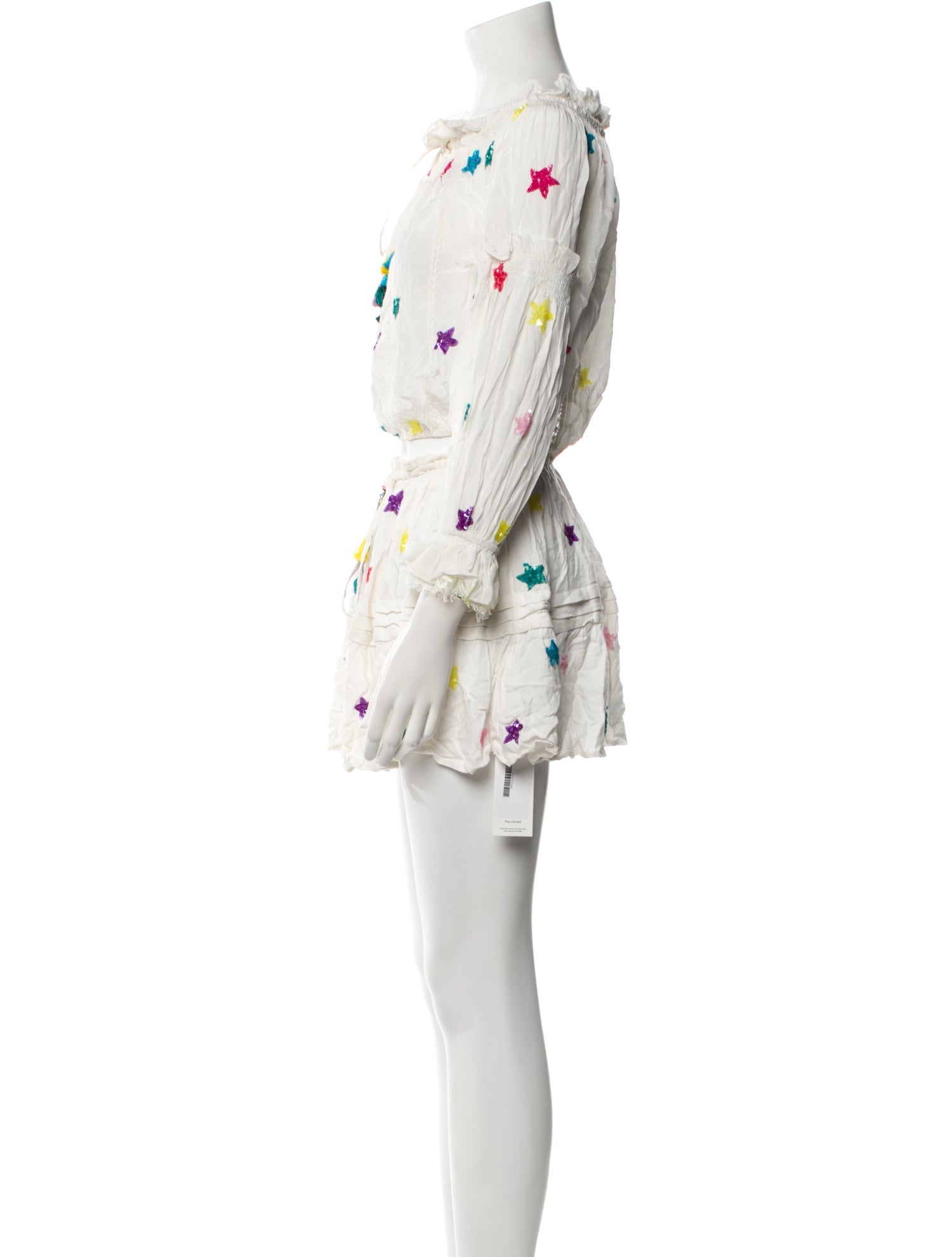 Rococco Sands Floral Print Tassel Accents Skirt Set