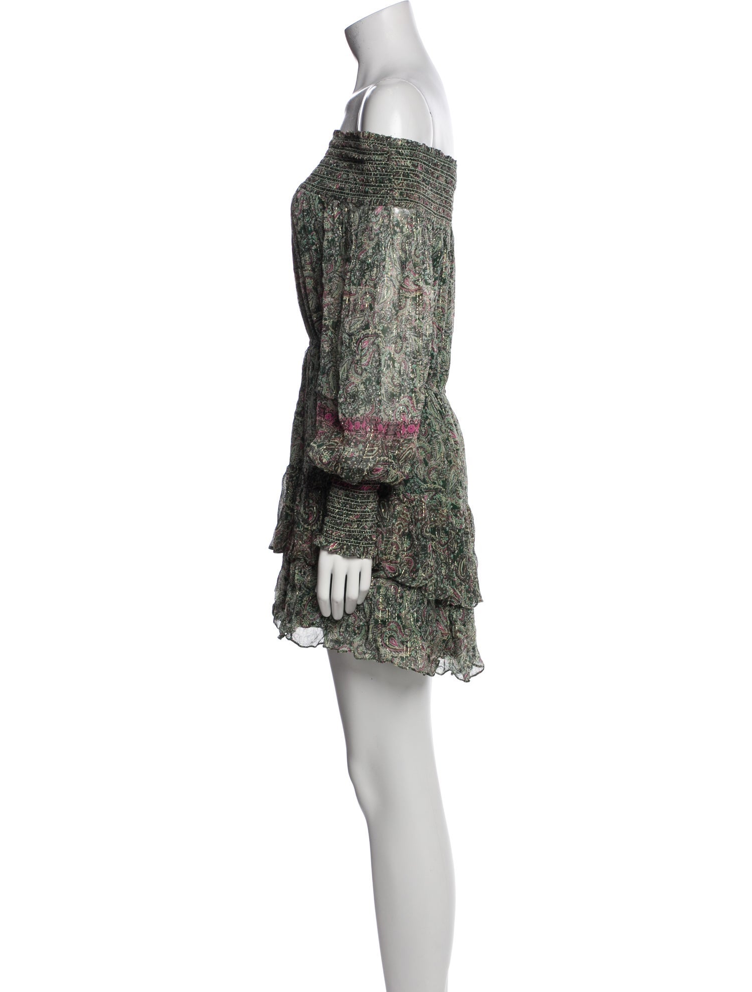 Rococco Sands Paisley Print Mini Dress