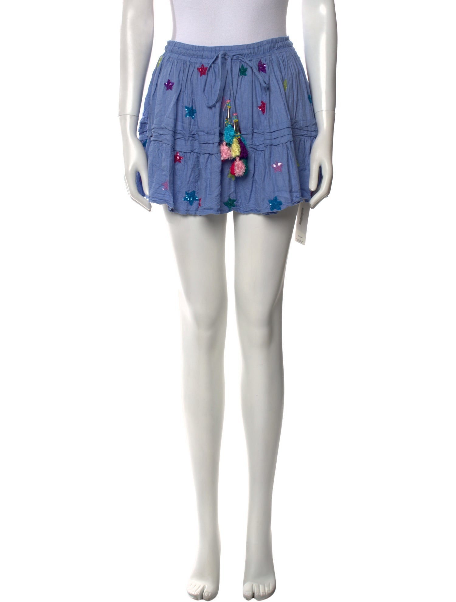 Rococco Sands Tassel Accents Mini Skirt