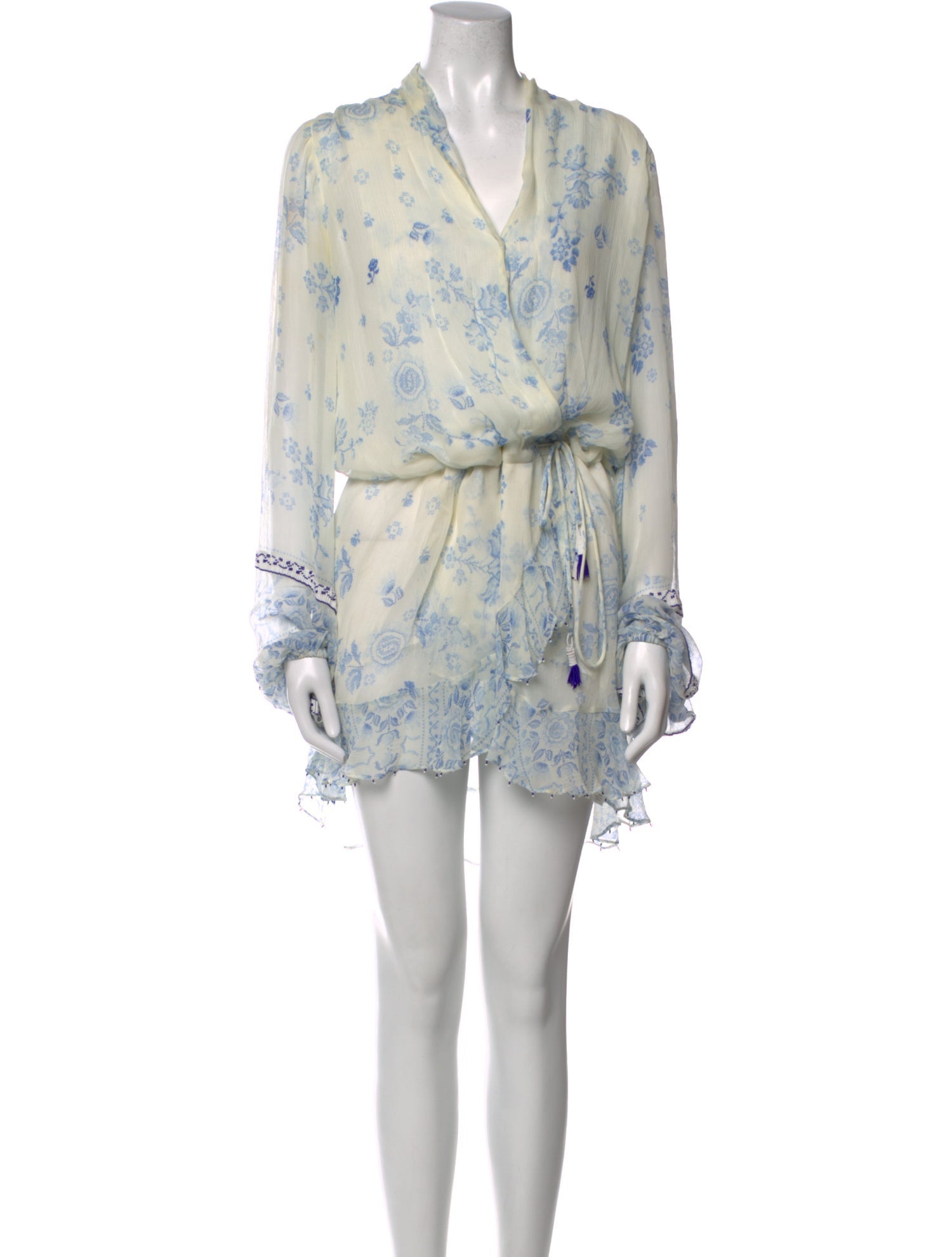 Rococco Sands Floral Print Mini Dress