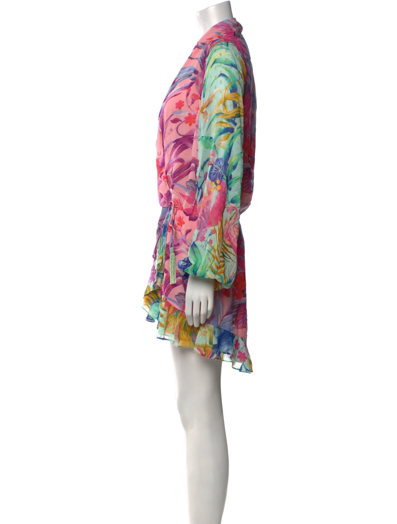 Rococco Sands Floral Print Mini Dress