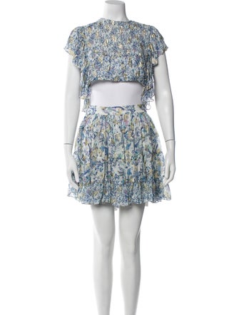 Rococco Sands Printed Glitter Accents Skirt Set