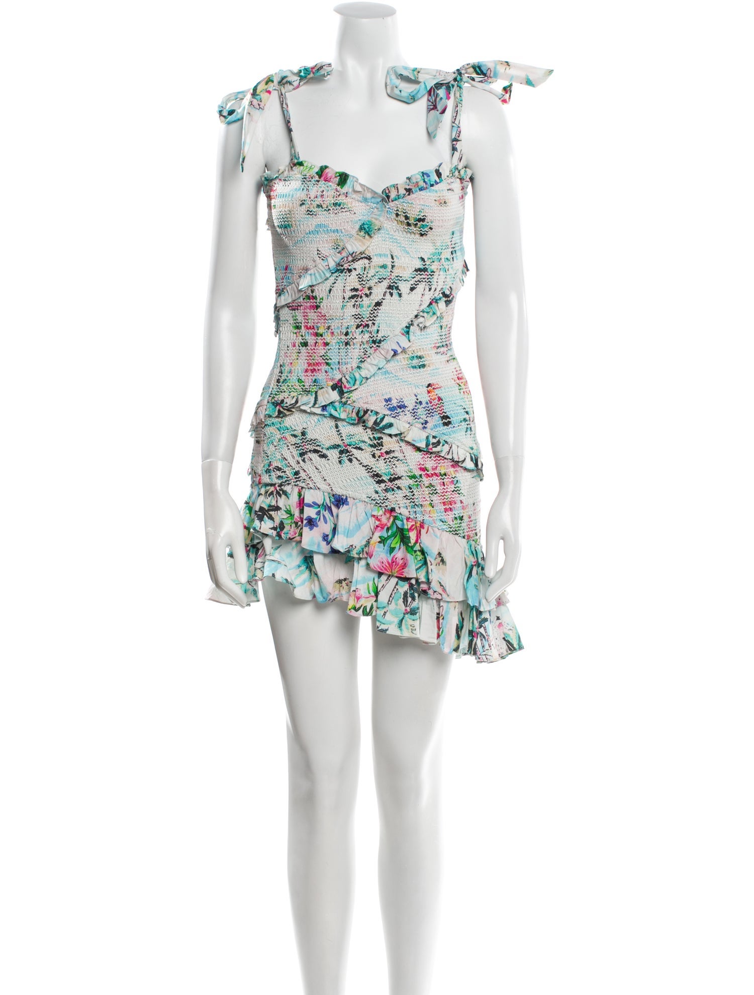 Rococco Sands Floral Print Mini Dress