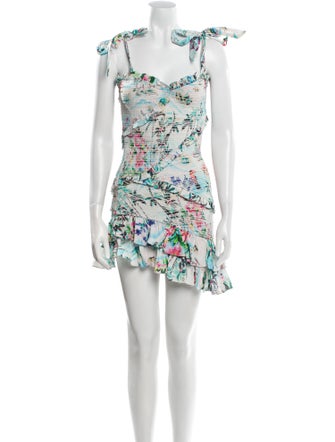 Rococco Sands Floral Print Mini Dress