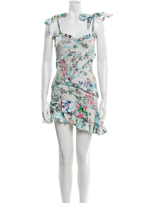 Rococco Sands Floral Print Mini Dress