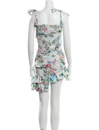 Rococco Sands Floral Print Mini Dress