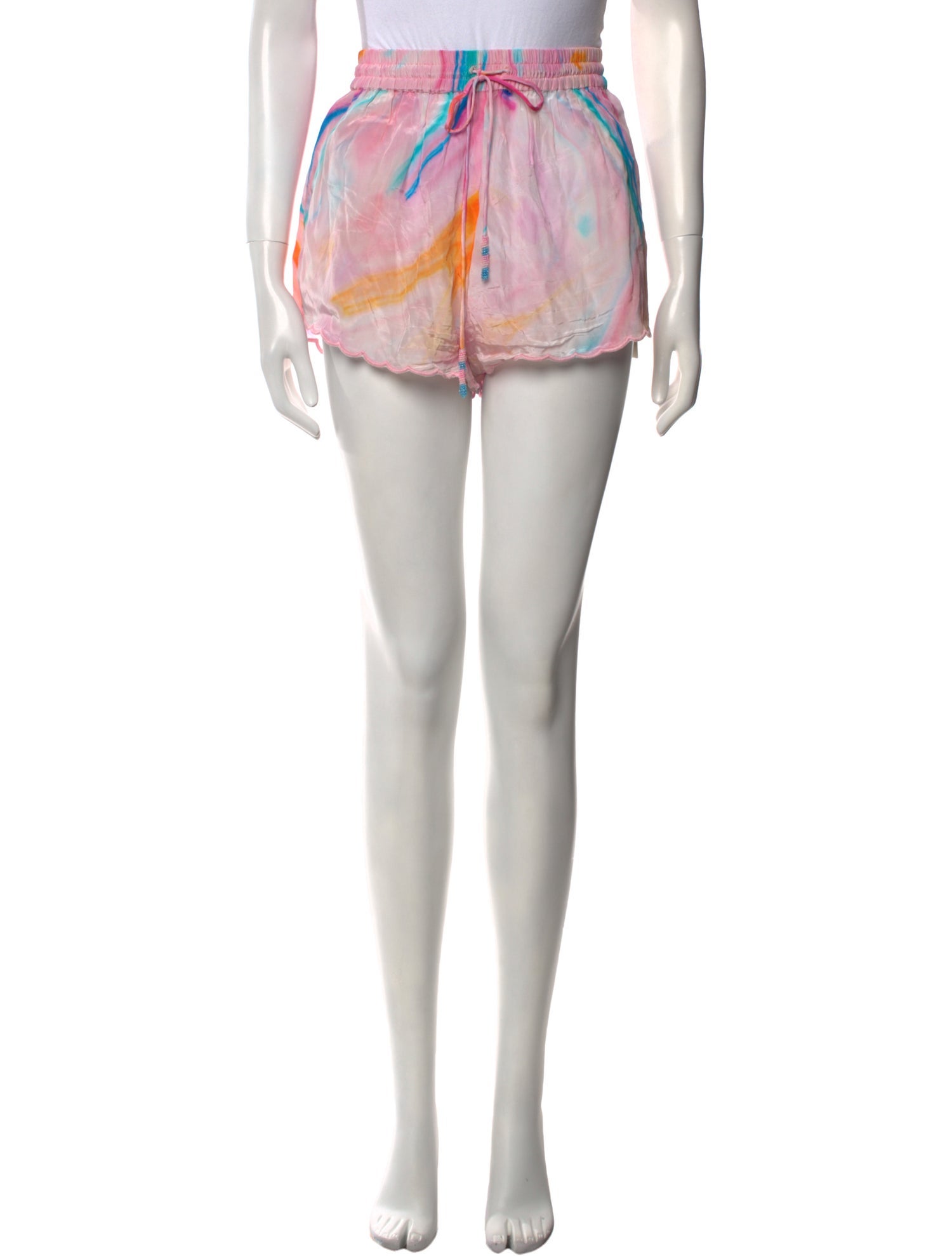 Rococco Sands Tie-Dye Print Mini Shorts