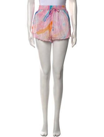 Rococco Sands Tie-Dye Print Mini Shorts