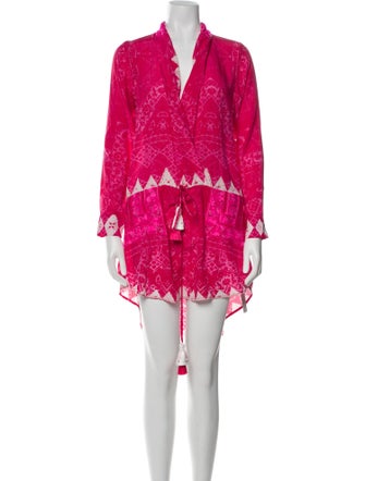 Rococco Sands Silk Knee-Length Dress