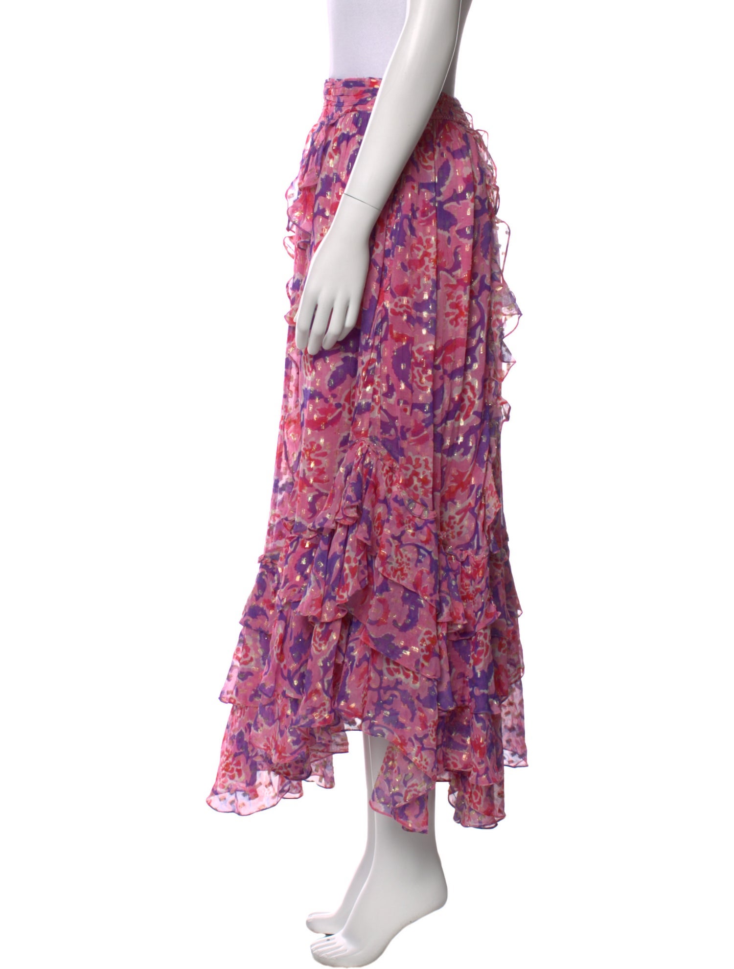 Rococco Sands Floral Print Mini Skirt w/ Tags